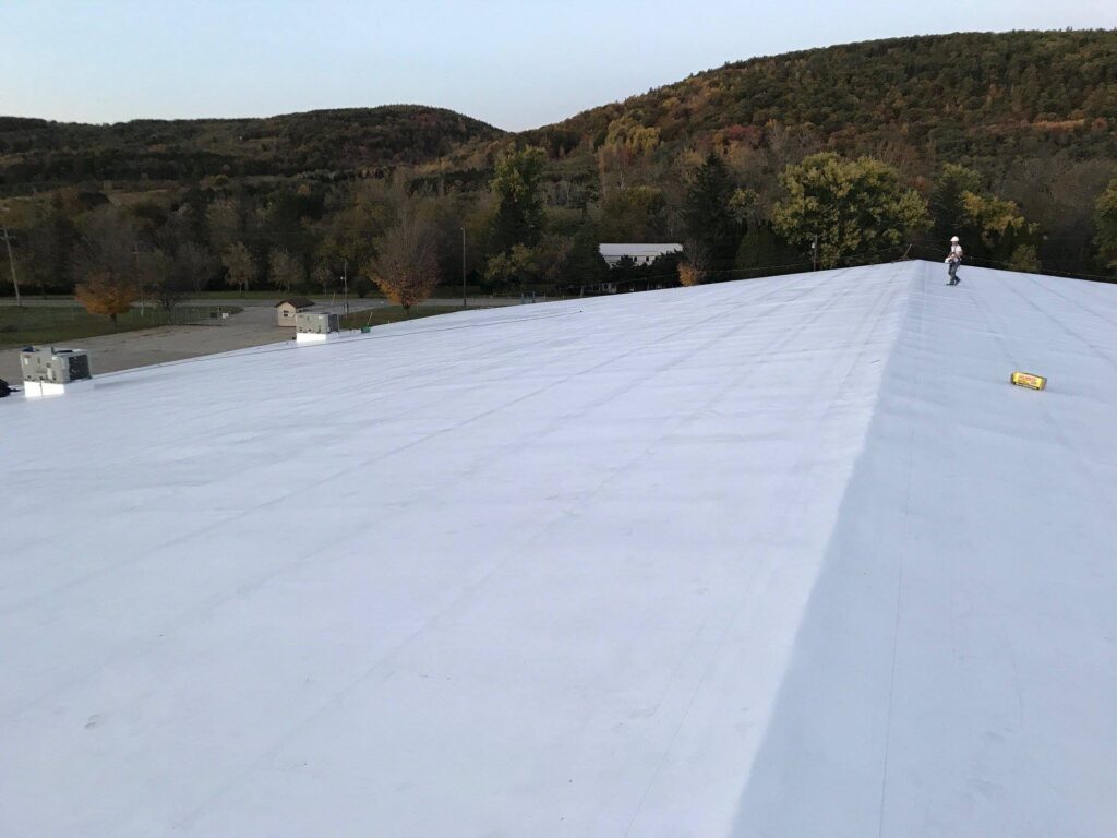 View of a commercial roof