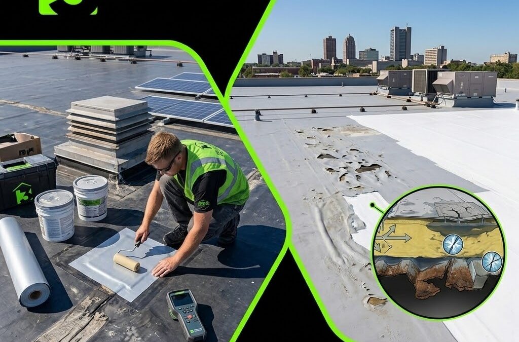 What Temporary Repairs Do to Your Commercial Roofing System Over Time