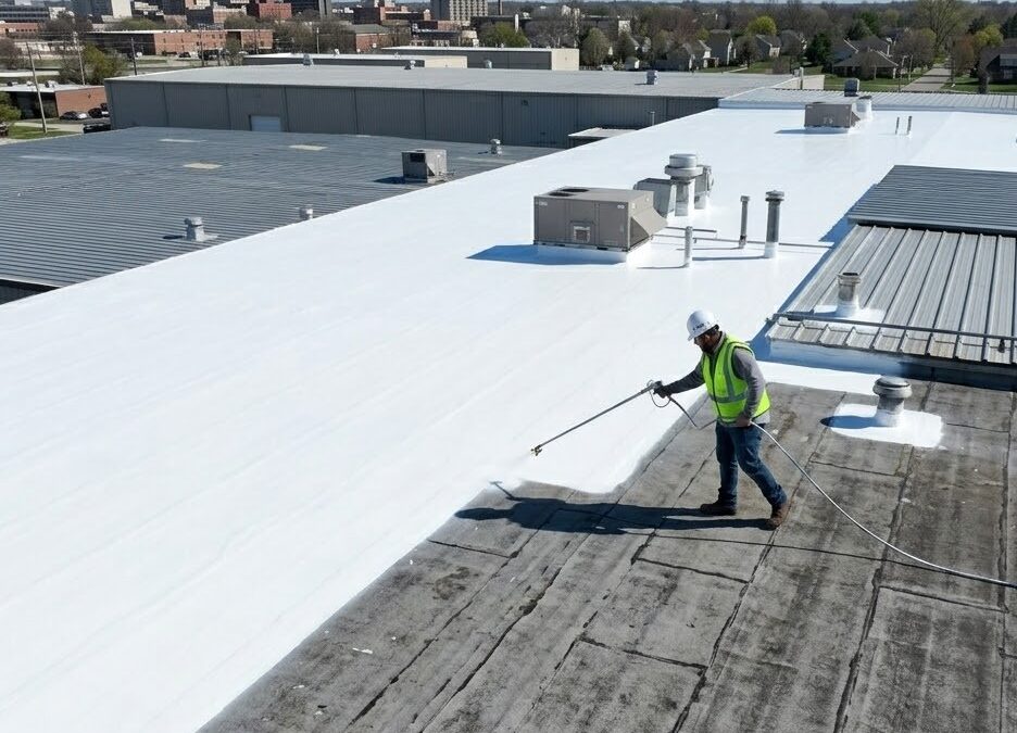 Seam Failures on Commercial Roofs in Fort Wayne, IN: What Causes Them and How Roof Coating Fixes Them