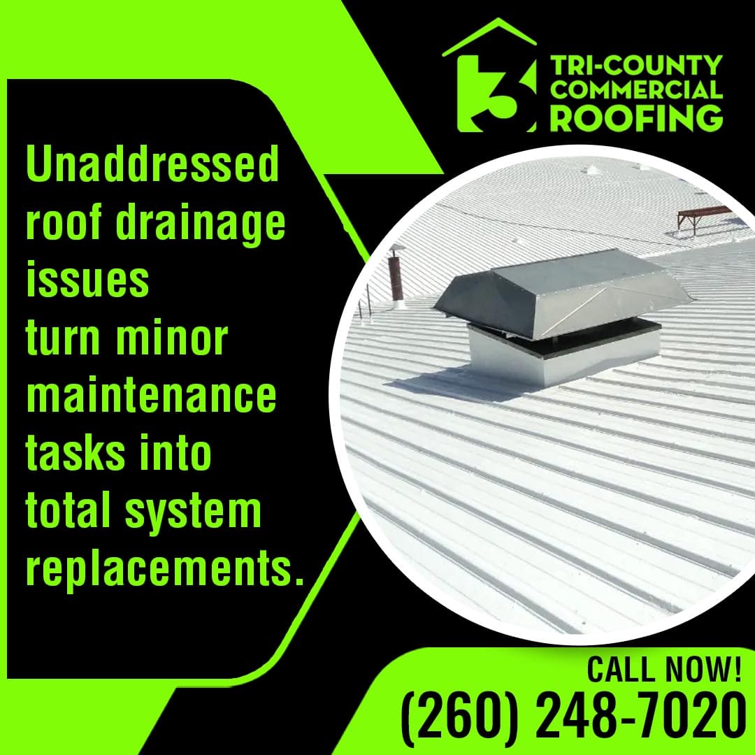Unaddressed roof drainage issues turn minor maintenance into major ones.