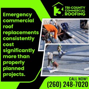 Emergency roof replacement- Tri-County Commercial Roofing