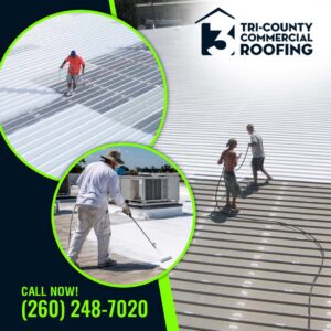 Commercial roof coating- Tri-County Commercial Roofing